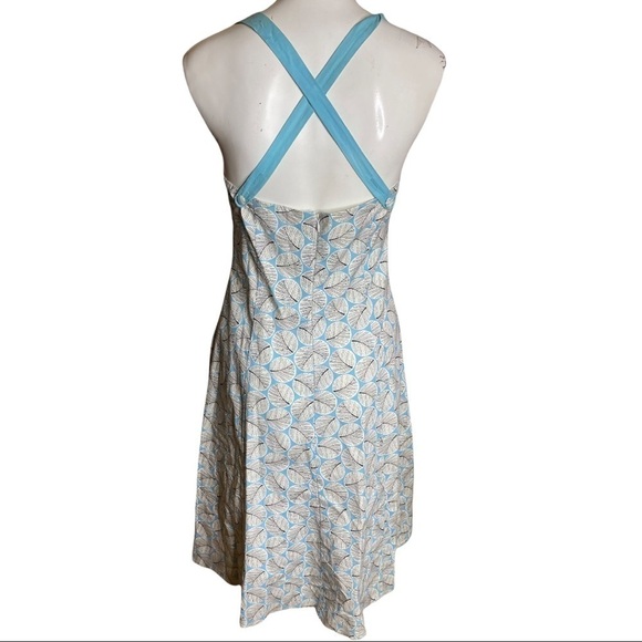 Anthropologie Elevenses Size 6 M Cotton & spandex Dress Lining & Crisscross Back - Picture 5 of 7